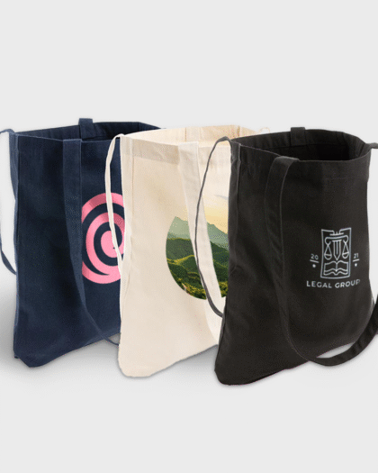 Sacs en coton recyclé premium