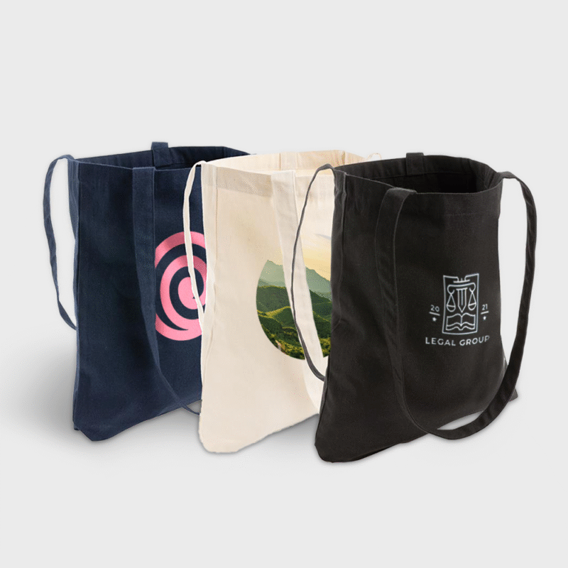 Sacs en coton recyclé premium