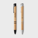 Stylo rétractable Bambou - Middori- Ebony Bamboo Pens square PLP