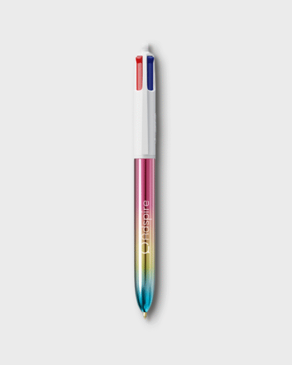Stylo 4 couleurs BIC® dégradé
